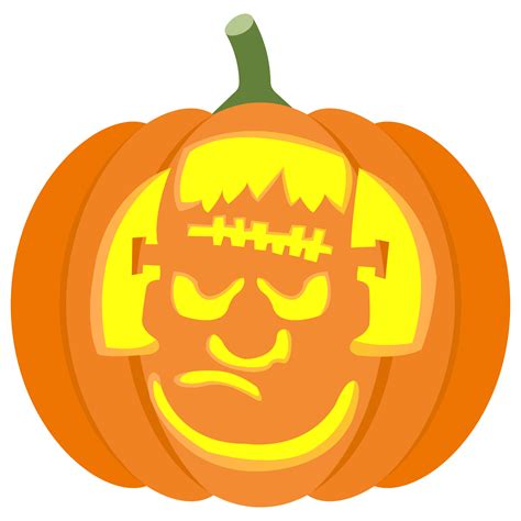 Pumpkin Carving Stencils Frankenstein Free