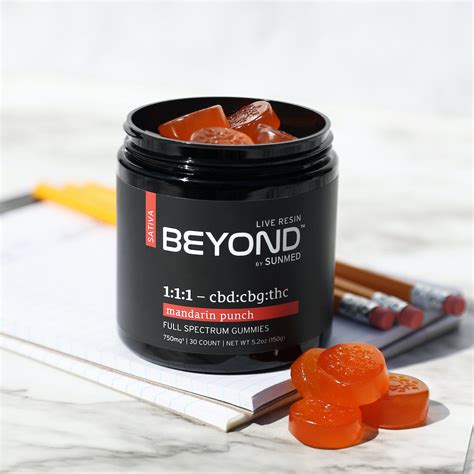 Beyond 1:1:1 Sativa Live Resin Gummies – Sunmed CBD