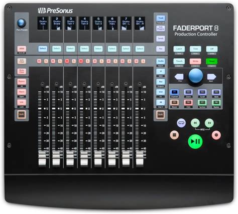 USB Control Surface with 8 Touch-sensitive Motorized Faders, 8 Scribble ...