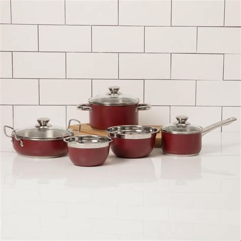 Buy Stainless Steel Cookware Set-8 Pcs. from Home Centre at just INR 3999.0