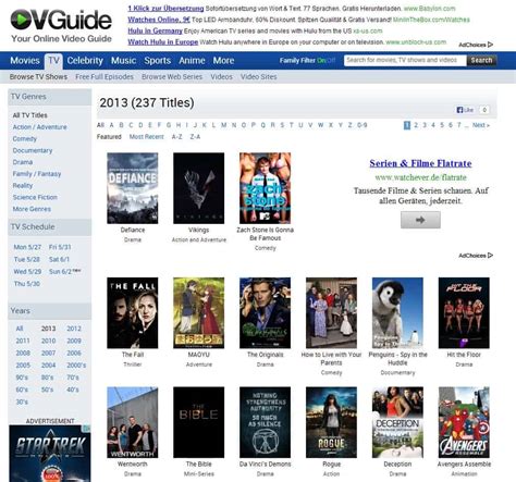 Big List of Online TV services - gHacks Tech News