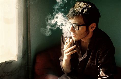 boy, cigarette, glasses, james franco, smoke - image #58611 on Favim.com