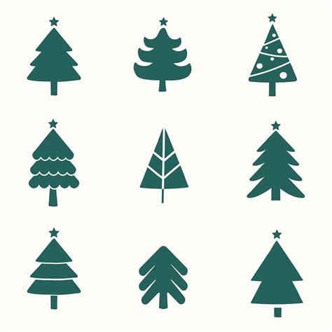 Christmas tree silhouettes Images - Free Download on Freepik