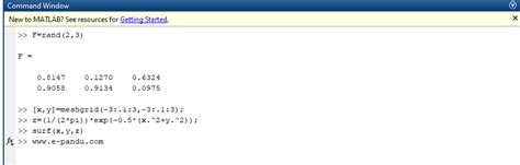 Display Function MATLAB 的图像结果
