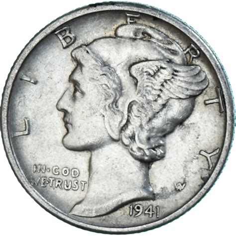 Coin, United States, Dime, 1941 | 10 Cents