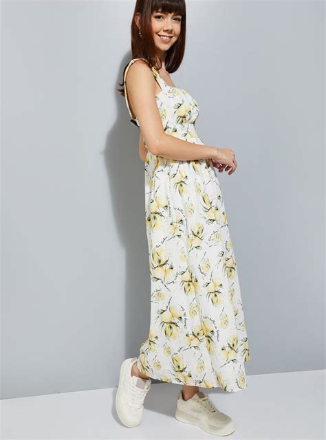 Buy URB_N Women Printed Maxi Dress Online at just Rs. 1399.0 ...