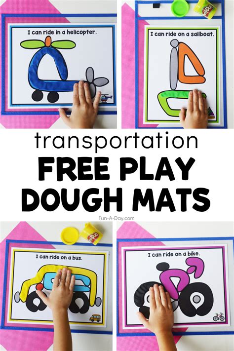 Transportation Playdough Craft 的图像结果