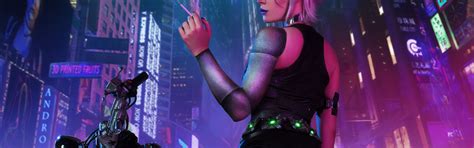 Download wallpaper night, city, the city, future, the game, technology ...