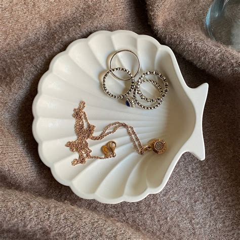 Buy Concrete Shell Jewellery Dish | Trinket Dish | Ring Tray Online in ...
