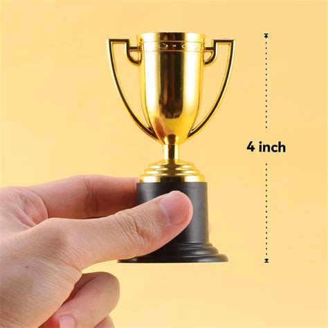 Buy ASONA 24 Pack Mini Trophies for Kids and Adults, 4 Inch Gold ...