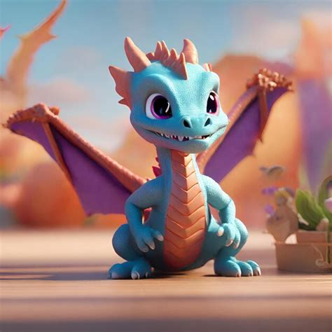 Dragon 3d wallpaper animal high resolution | Premium AI-generated image