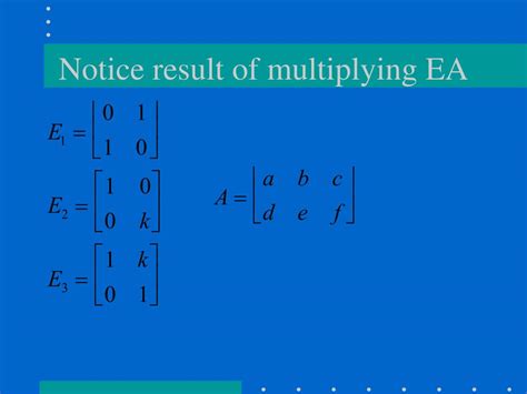 Elementary Matrices Examples 的图像结果