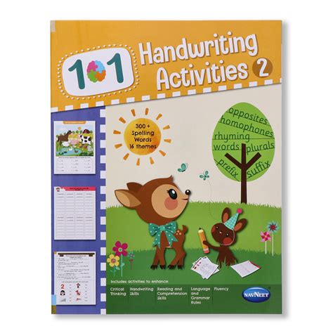 Navneet 101 Handwriting Activities Book 2-Handwriting practice journal