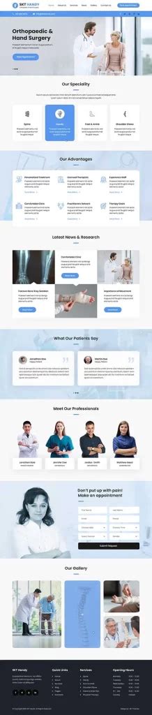 Medical Center WordPress theme 4 Indian medical related websites