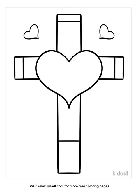 Crosses Coloring Pages Printable