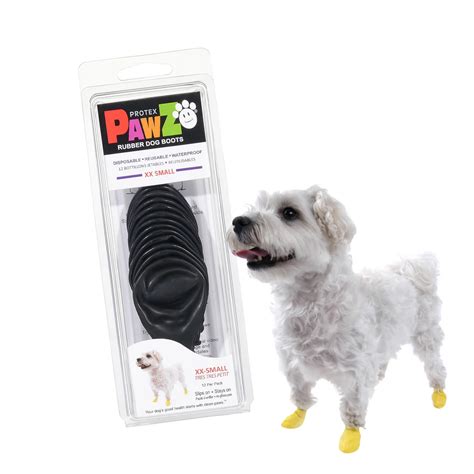 Pawz Boots for XX-Small Dogs - Waterproof Dog Shoes for Toy Breeds