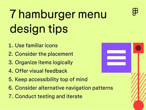 Image result for Hamburger Menu Design