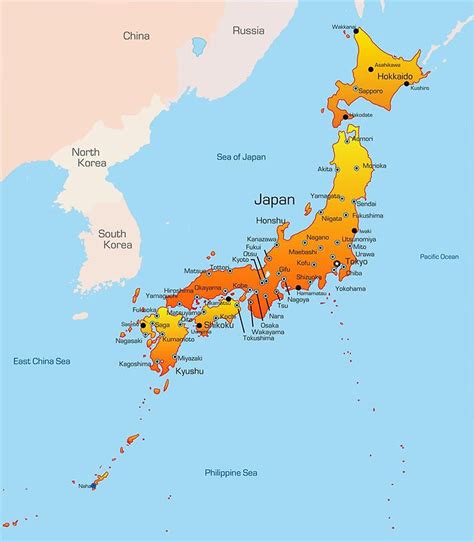 Japan Geography Map 的图像结果