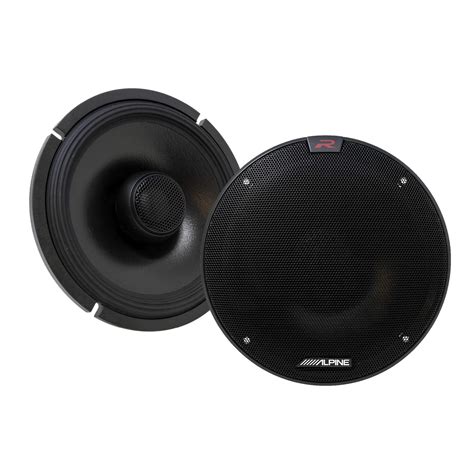 Alpine R-S65.2 R-Series 6.5" Coaxial Speakers (100W RMS 300W Peak ...
