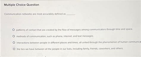 Image result for Communication Channel Multiple Choice Questions