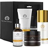 The Man Company Face in Point Facial Kit with Vitamin C Serum, Charcoal ...