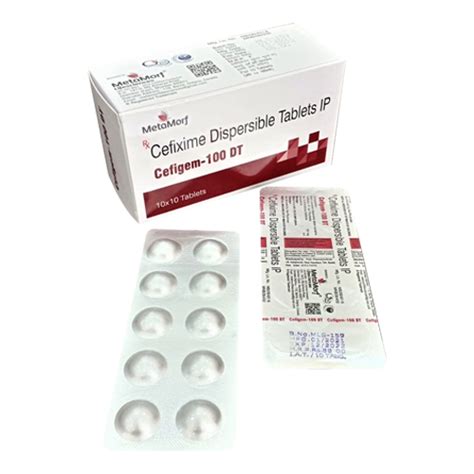 Cefigem-100 DT Tablets MetaMorf Lifesciences