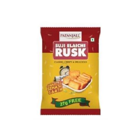 Patanjali Suji Elaichi Rusk 300 gm - Buy Online – rajivdixits