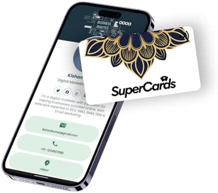 Premium & Smart Business Card - NFC & QR Enabled - Matte - Digital ...