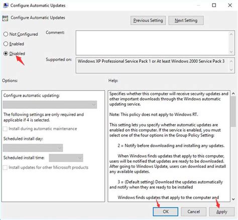 Auto Updates Settings 的图像结果
