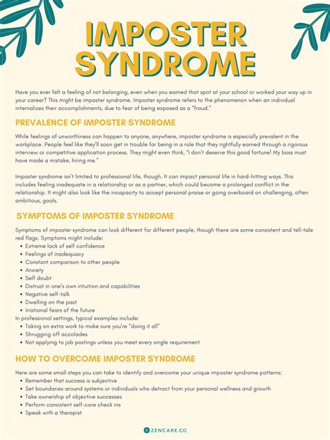 Imposter Syndrome | Signs, Symptoms, and Treatments – Zencare