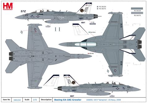 Boeing EA-18G Growler 166856, VX-9 “Vampires”, US Navy, 2008
