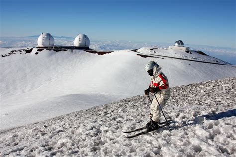 Snowfall On Mauna Kea