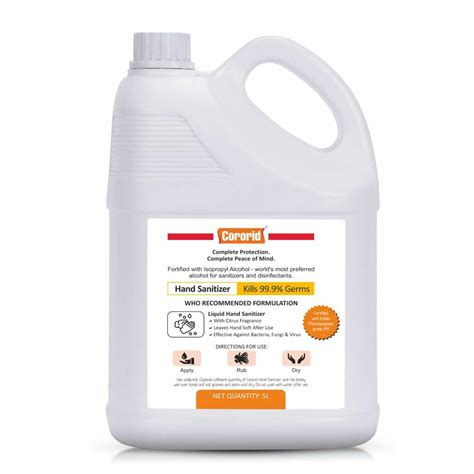 Hand Sanitizer (Isopropyl Alcohol Based)