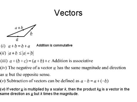 Image result for Vector Addition Is Commutative Example