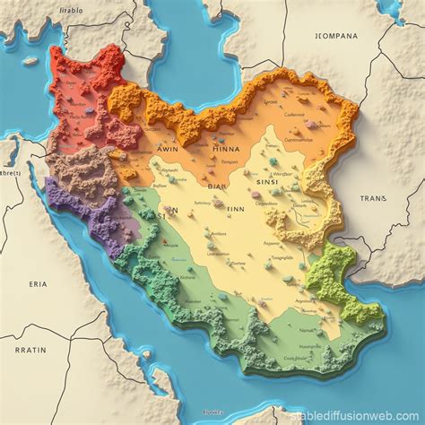 Iran map location