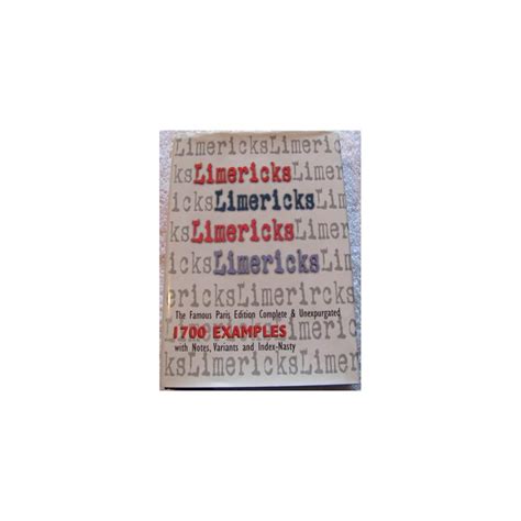 Limericks, Limericks, Limericks: The Famous Paris India | Ubuy