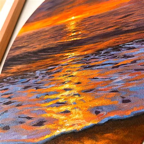 Sunset Beach - Painting – Ru&Chai