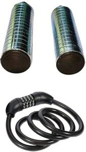 CYCLOWN MULTIROUND LONG TYPE CYCLE LOCK & 2 PCS SILVER COLOR CYCLE FOOT ...