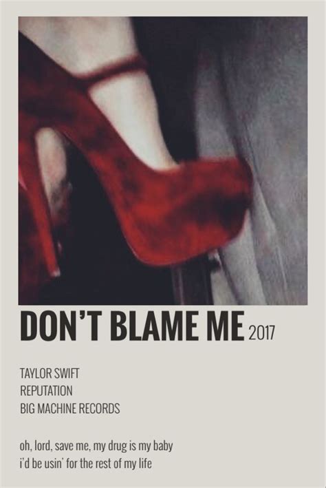 don’t blame me taylor swift in 2021 | Taylor swift lyrics, Taylor ...