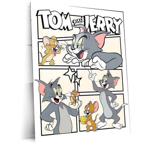 Tom and Jerry Metal Poster – TURTLEWINGS