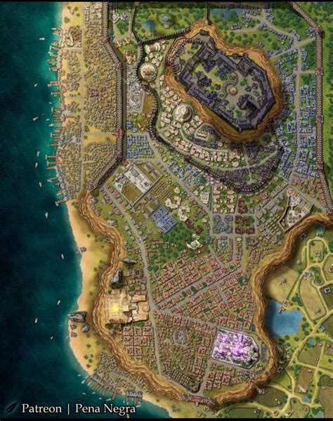 Fantasy City Map