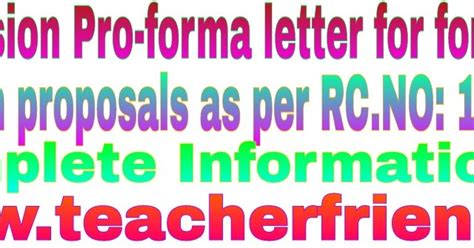 AP Pension Pro-forma letter for forwarding pension proposals as per RC ...