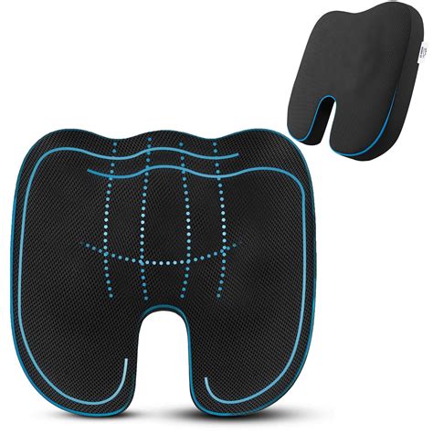 GADDA CO Orthopedic Memory Foam Seat Cushion | Coccyx, Tailbone ...