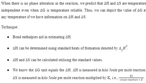 Gibbs Free Energy - Definition, Equations and Second Law of ...