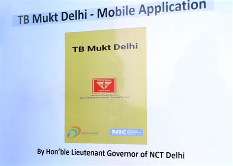 Hon’ble Lt. Governor launched #TBFreeDelhi App & online donation portal ...