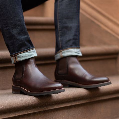 Men's Duke Chelsea Boot In Brown Leather - Thursday Boot Company ...