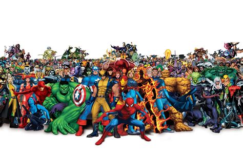 Download All Marvel Superheroes And Villains Wallpaper | Wallpapers.com