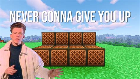 Rick Roll Minecraft Note Blocks 的图像结果