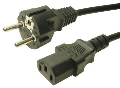 RS PRO | RS PRO Straight CEE 7/7 Plug to Straight IEC C13 Plug Power ...