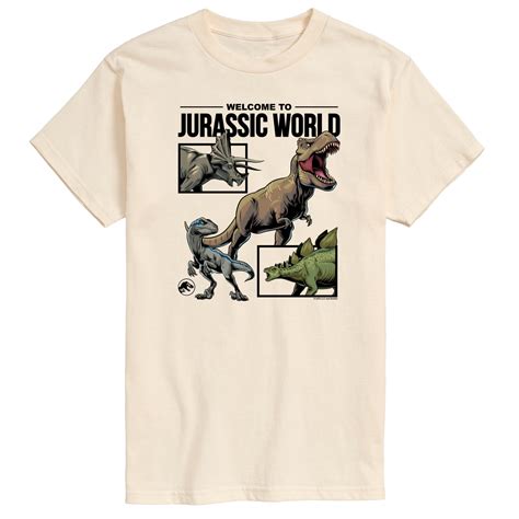 Jurassic Park - Welcome To Jurassic World Dino - Men's Short Sleeve ...